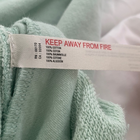 Free People June Bug Jogger Mint pistachio  lowdrop dance / jogger 100% cotton - Picture 8 of 8